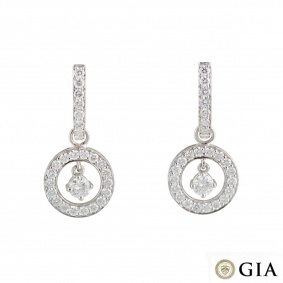 Diamond Drop Earrings 3.03ct G/VS